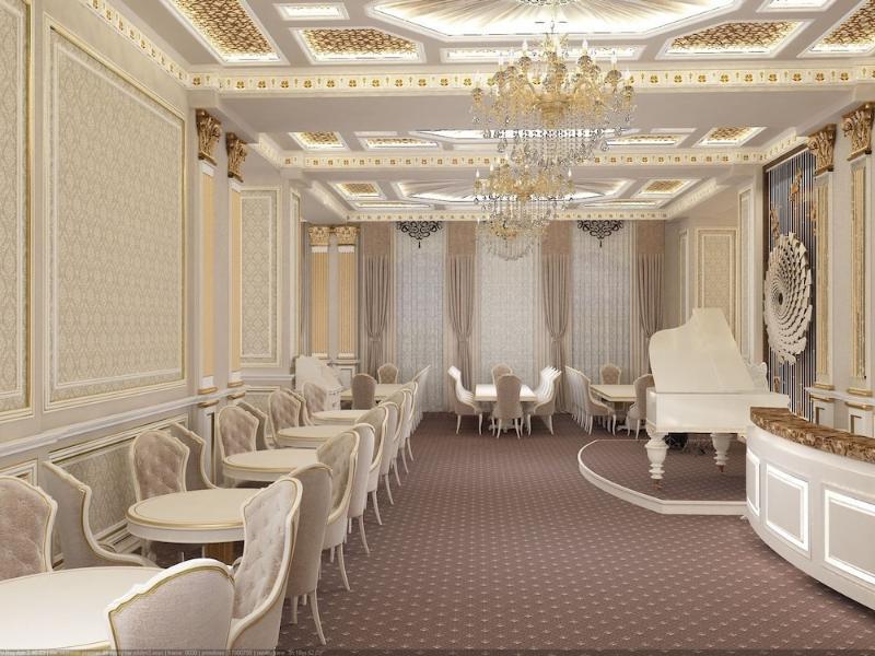 Premier Palace Баку Екстер'єр фото 3D interior rendering of a restaurant