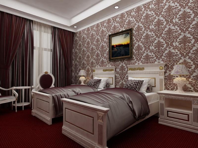 Premier Palace Баку Екстер'єр фото 3D rendering of a bedroom